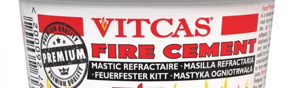 Feuerfester Kitt ist unverzichtbar bei der Reparatur von Herden, Heizkesseln oder Kaminen.