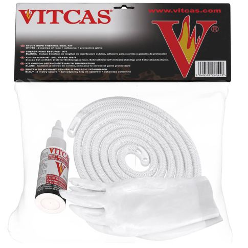 Different Vitcas materials for sealing and repairing a fireplace